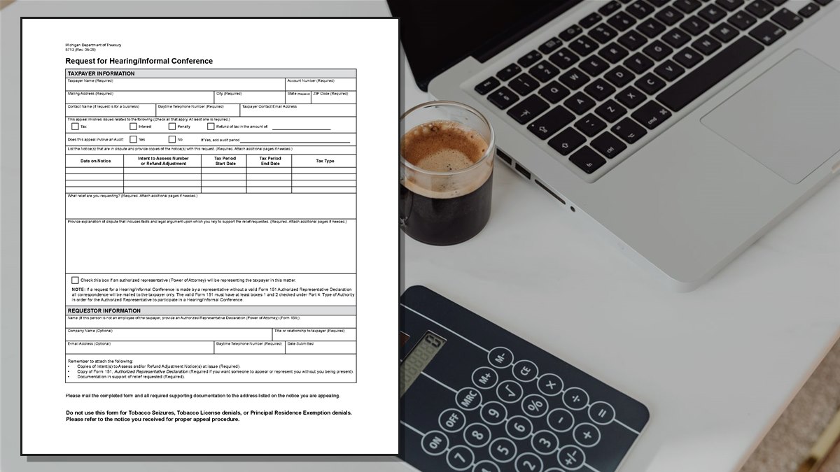 How to Complete Michigan Form 5713 Line by Line