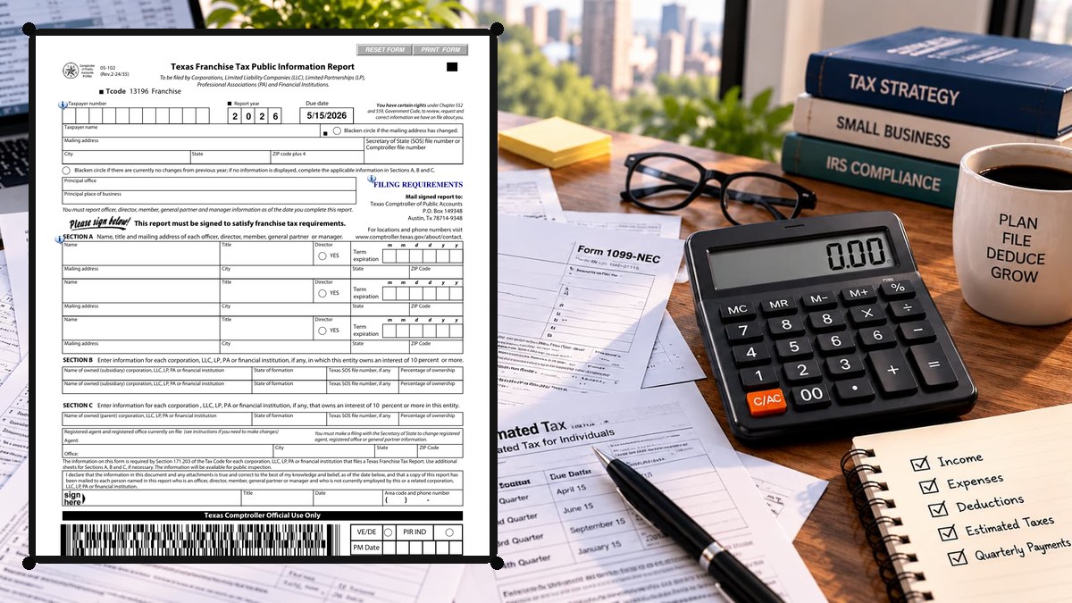 How to Complete Texas Form 05-102 Line by Line