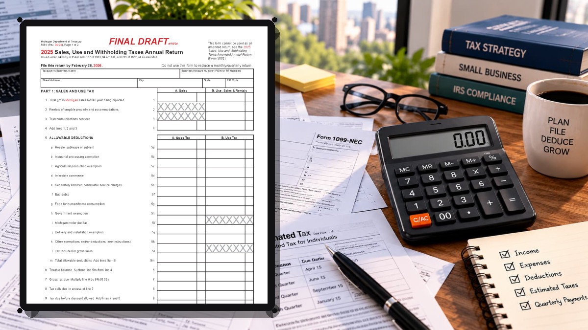 How to Complete Michigan Form 5081 Line by Line