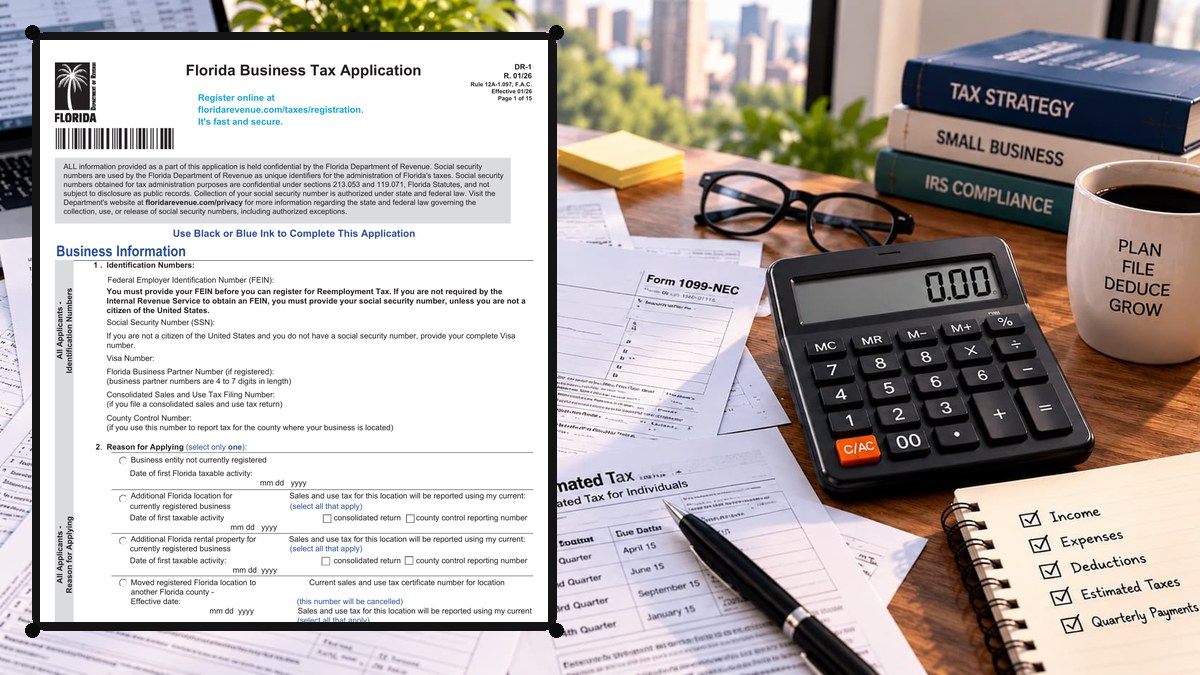 How to Complete Florida Form DR-1 Line by Line