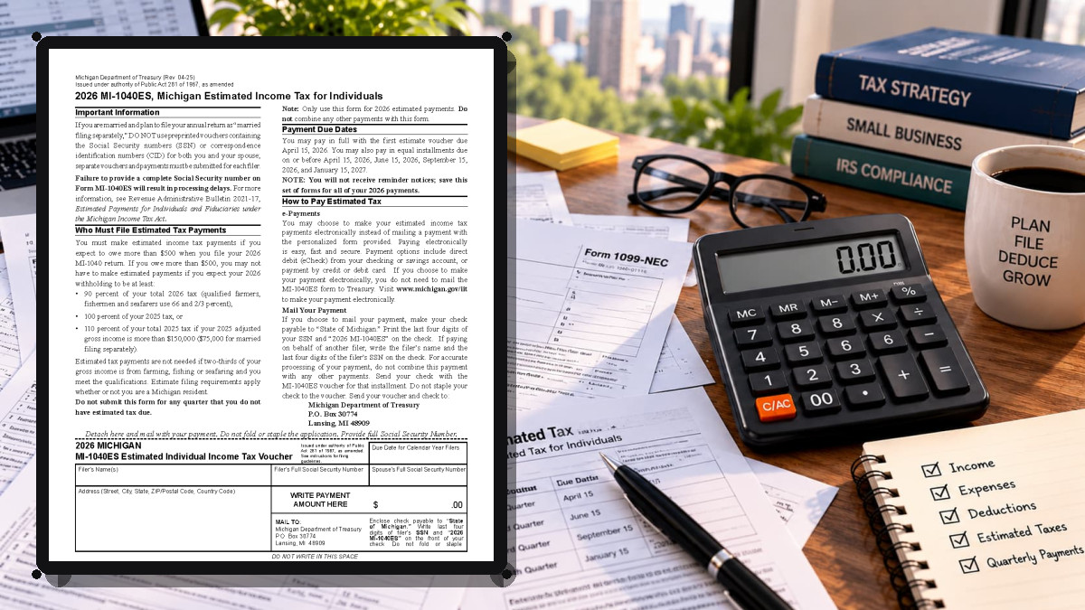 How to Complete Michigan MI-1040ES Line by Line