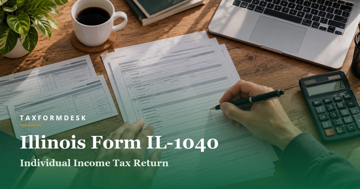 Illinois Form IL-1040 — Individual Income Tax Return — TaxFormDesk guide