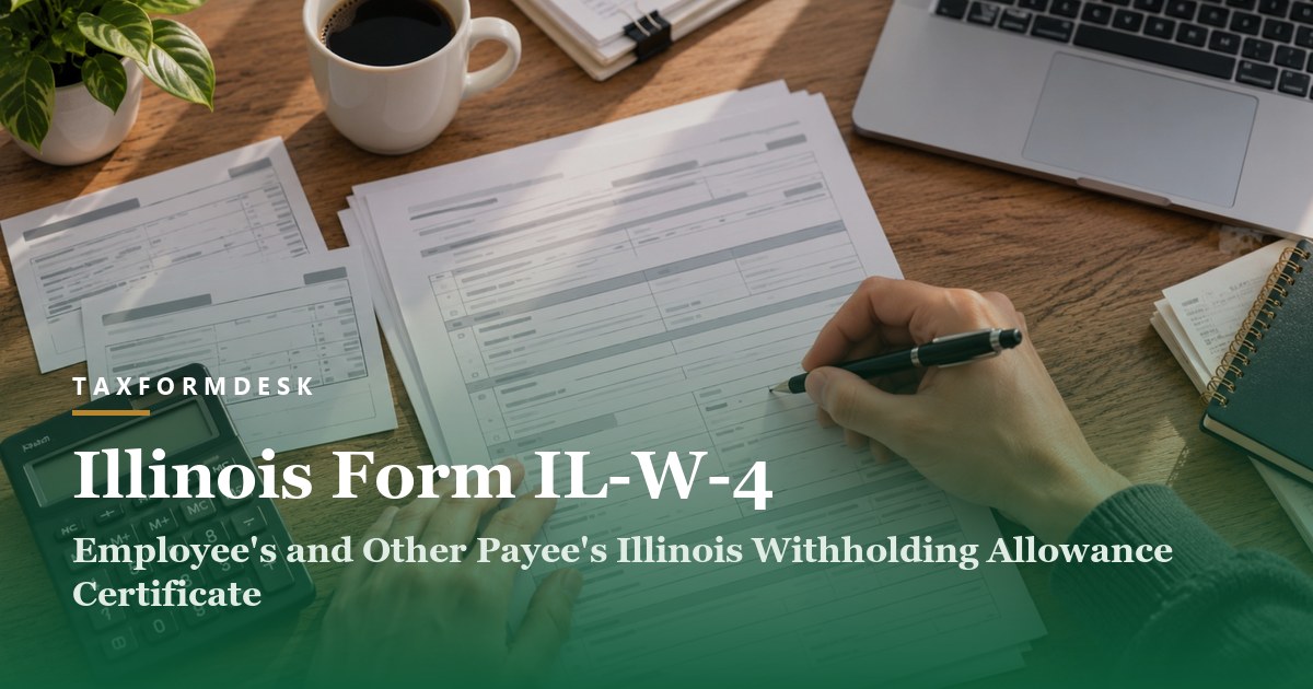 Illinois Form IL-W-4 — Employee's and Other Payee's Illinois Withholding Allowance Certificate