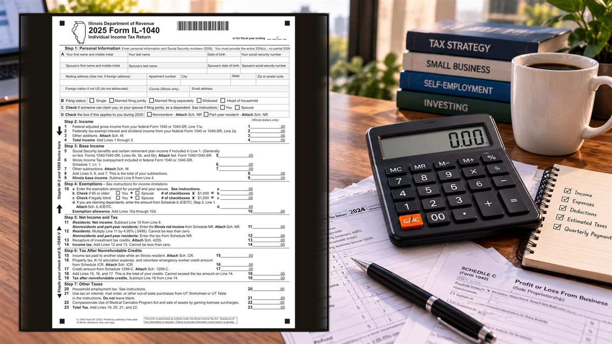 How to Complete Illinois Form IL-1040 Line by Line