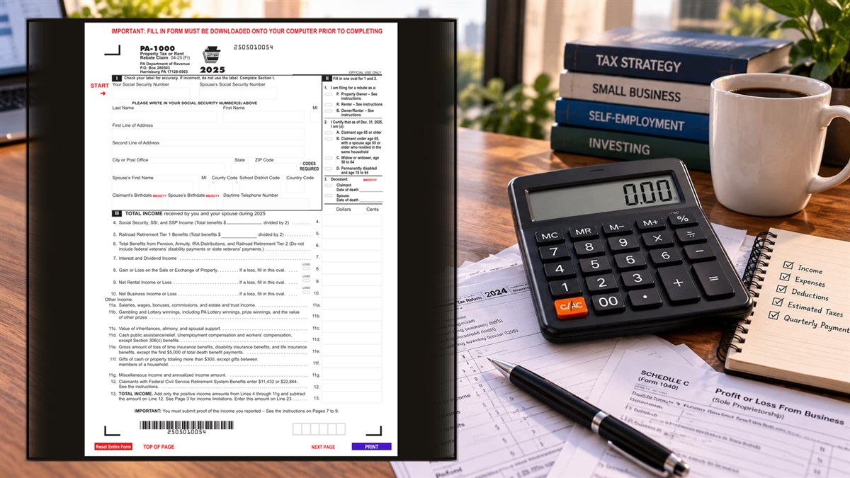 How to Complete Pennsylvania Form PA-1000 Line by Line
