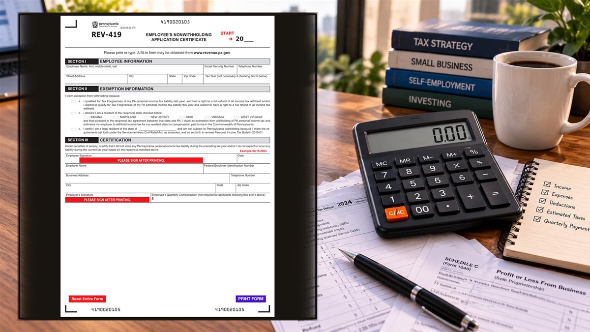 How to Complete Pennsylvania Form REV-419 Line by Line