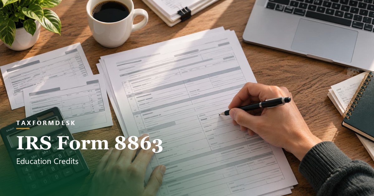 IRS Form 8863 — Education Credits (American Opportunity and Lifetime Learning Credits)