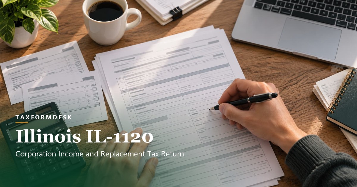 Illinois Form IL-1120 — Corporation Income and Replacement Tax Return [thisnextyear]