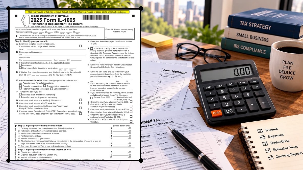 How to Complete Illinois Form IL-1065 Line by Line
