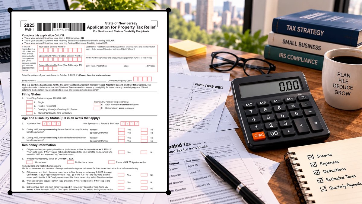 How to apply for the New Jersey ANCHOR program and Form PAS-1